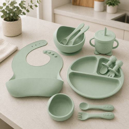 Set de Alimentación Completo Verde