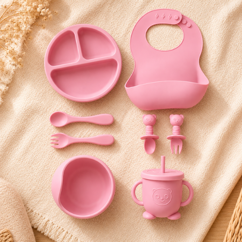 Set de Alimentación Completo Rosa