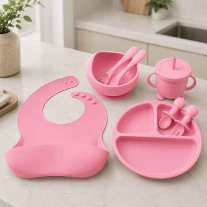 Set de Alimentación Completo Rosa