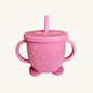 Vaso Silicona Rosa Osito