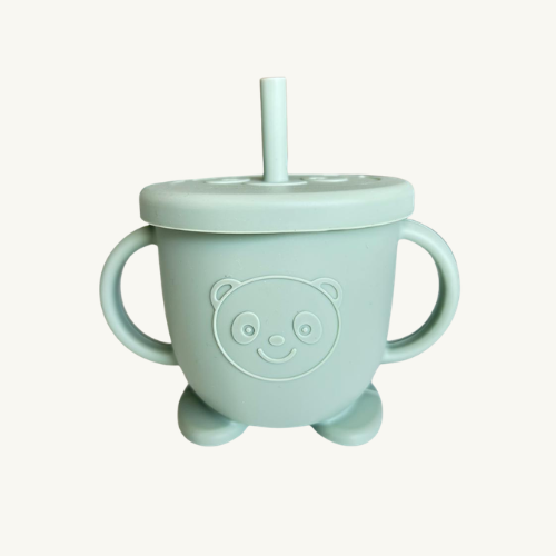Vaso Silicona Verde Osito