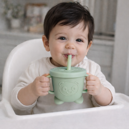 Vaso Silicona Verde Osito