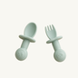 Set de Cuchara y Tenedor Osito Verde