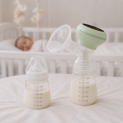 Extractor de Leche Inalámbrico Verde