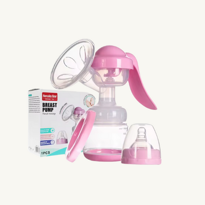 Extractor de Leche Manual Rosa
