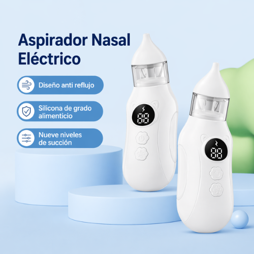 Aspirador Nasal Eléctrico Blanco
