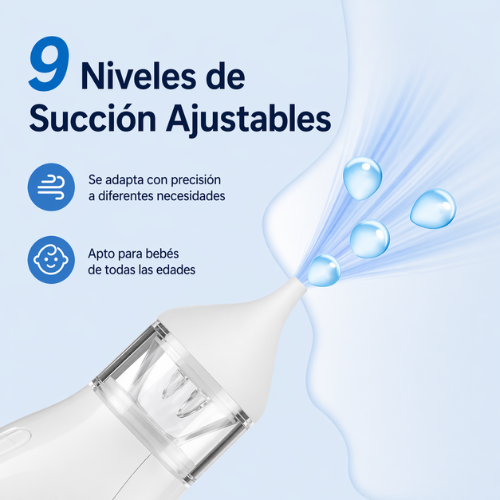 Aspirador Nasal Eléctrico Blanco
