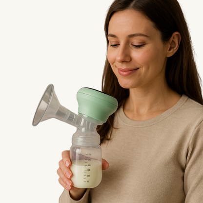 Extractor de leche Inalámbrico verde