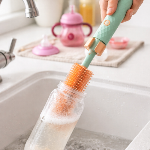 Limpiador Eléctrico para Mamaderas Verde