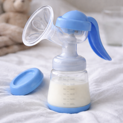 Extractor de Leche Manual Azul