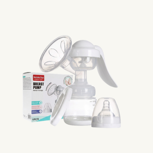 Extractor de Leche Manual Blanco