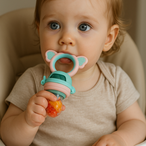 Chupete de frutas Turquesa/Rosado