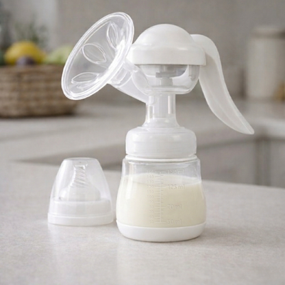 Extractor de Leche Manual Blanco